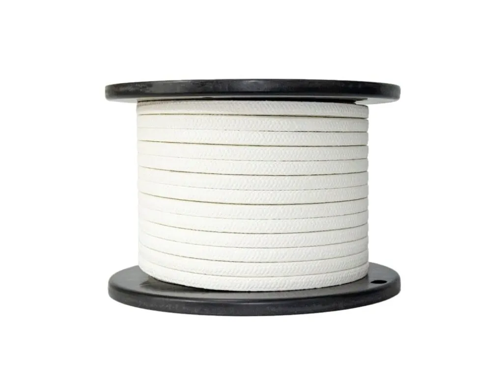 Dây tết chèn acrylic cuộn đầy trên lõi đen hai vành