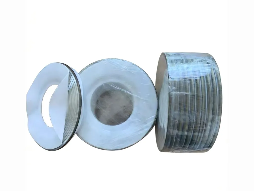 Gioăng bọc ptfe lõi không amiang cạnh cuộn lõi bìa xám