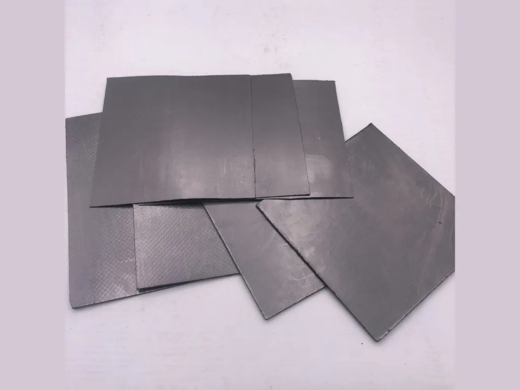 Gioăng chì tấm graphite cắt miếng vuông đặt chồng