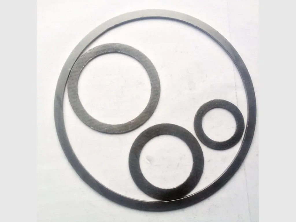 Gioăng chịu nhiệt chì graphite ba vòng cắt từ tấm