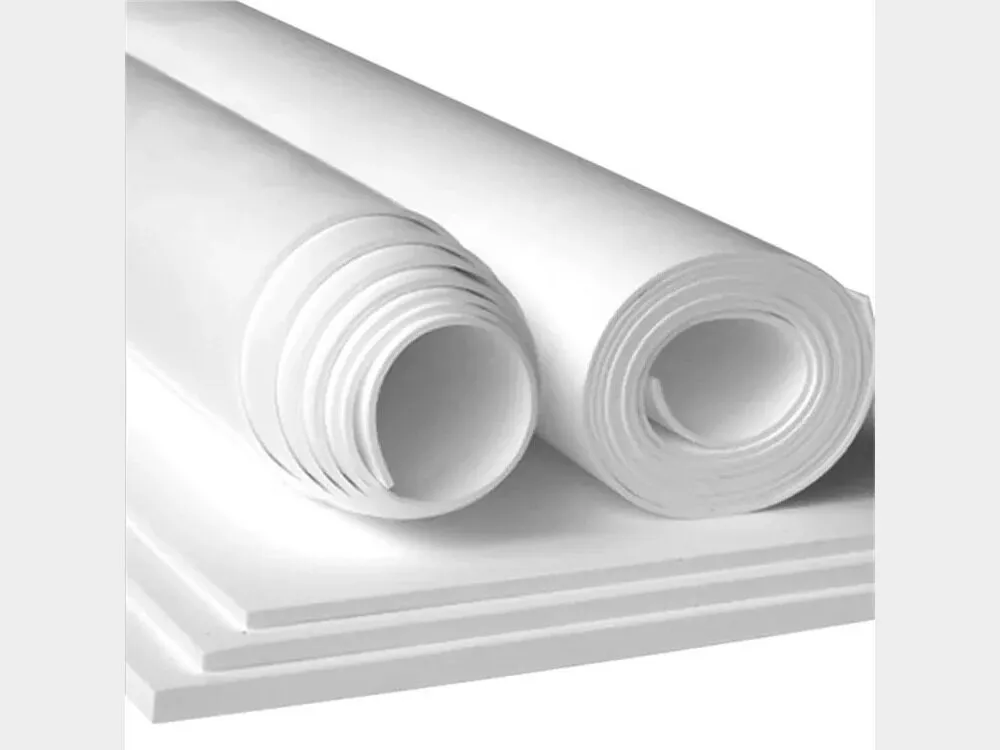 Gioăng ePTFE cắt từ tấm và cuộn PTFE giãn nở màu trắng, nhiều độ dày