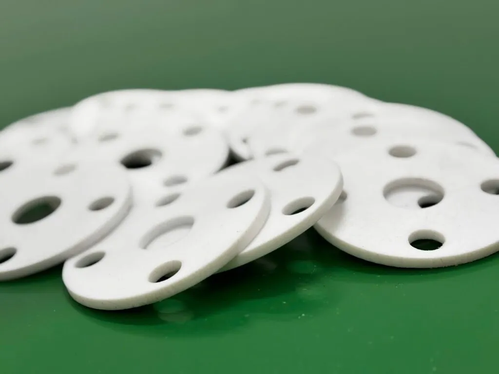 Gioăng ptfe và eptfe: vòng đệm PTFE dày nằm rải